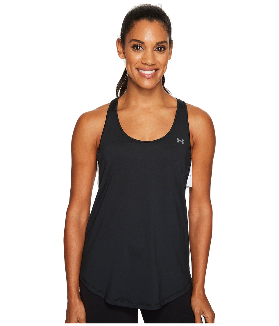 Under Armour Flashy 2-in-1 Tank Top (Black/White/Graphite) Women