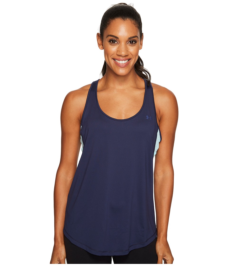 Under Armour Flashy 2-in-1 Tank Top (Midnight Navy/Blue Infinity/Steel) Women