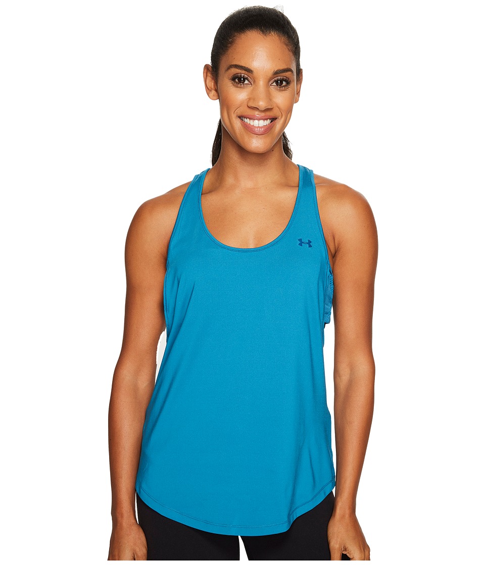 Under Armour Flashy 2-in-1 Tank Top (Bayou Blue/Bayou Blue/Graphite) Women
