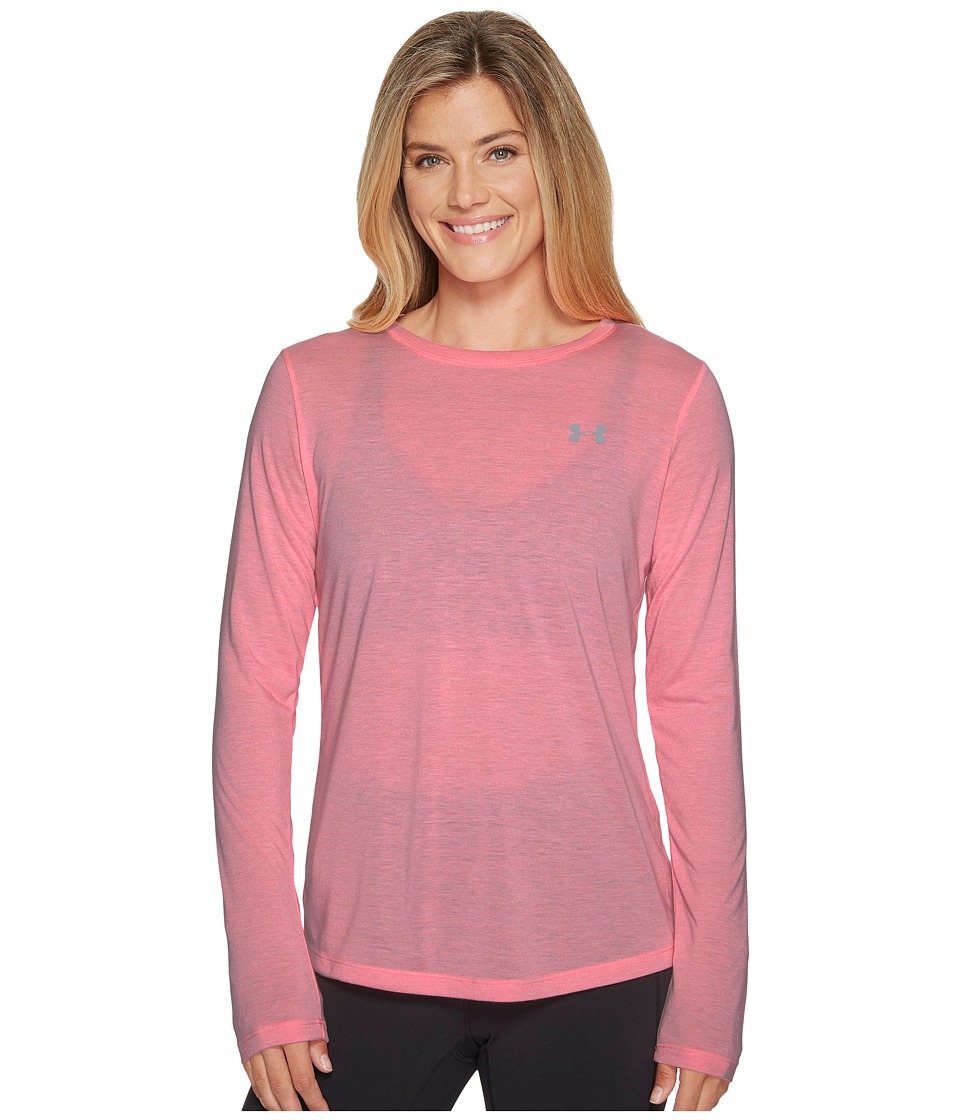 Under Armour Threadborne Train Long Sleeve Twist (Cape Coral/Overcast Gray) Women