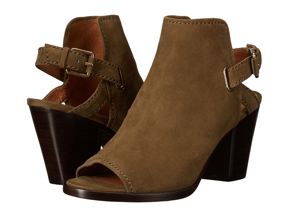 Frye Dani Shield Sling (Khaki Suede) Women