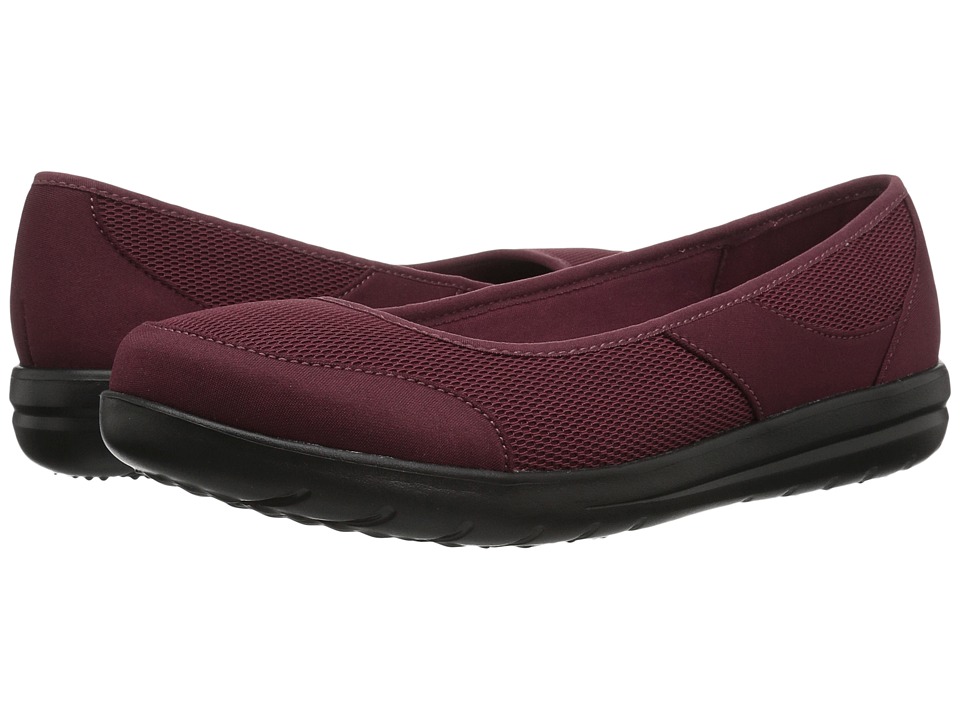 Clarks Jocolin Myla (Burgundy Mesh) Women