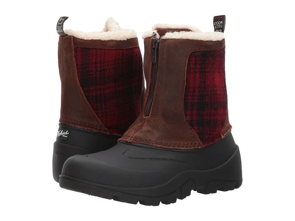 Woolrich Fully Wooly Icecat (Coconut/Red Hunting Plaid) Women