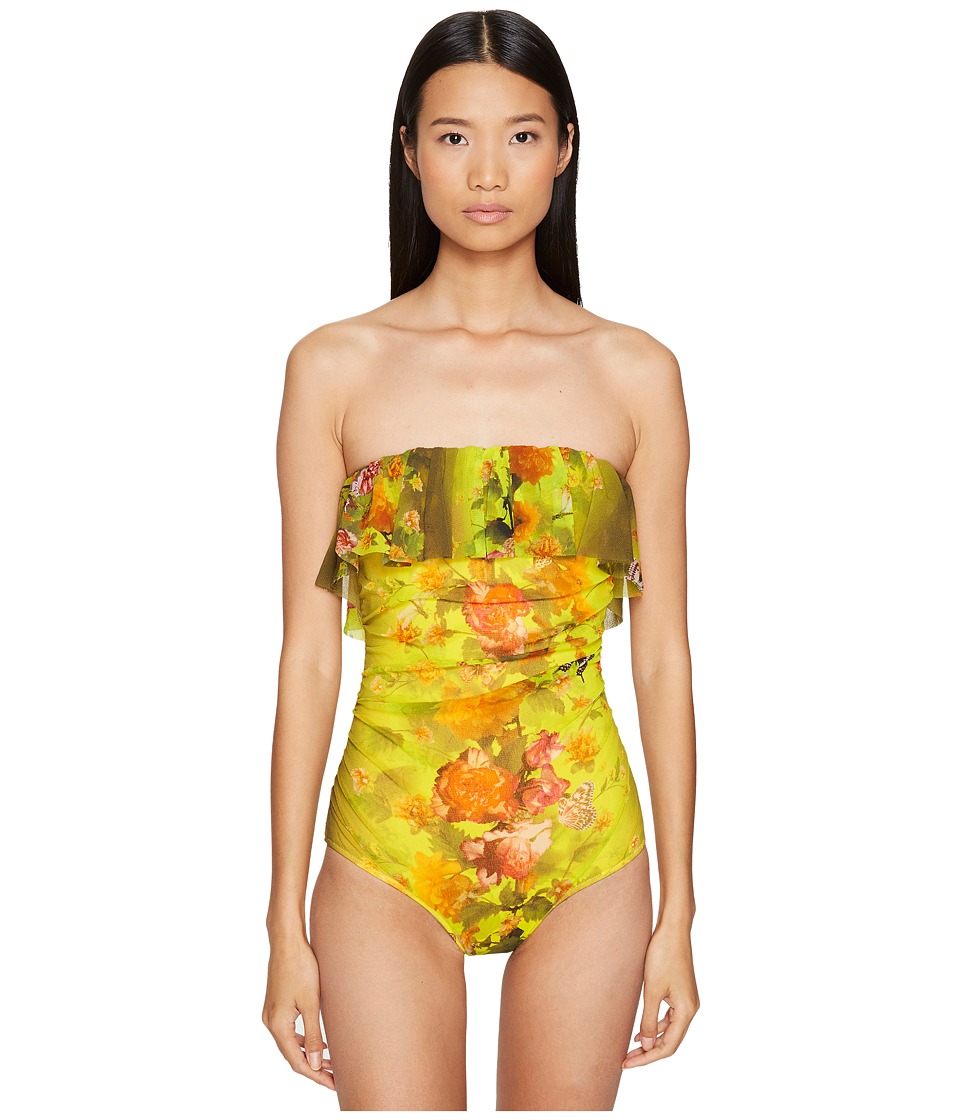FUZZI One-Piece Ruffle Swimsuit (Inca) Women