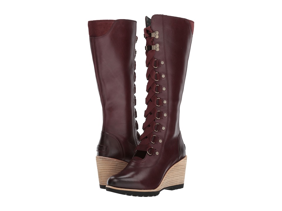 SOREL After Hours No-Tongue Tall (Redwood) Women