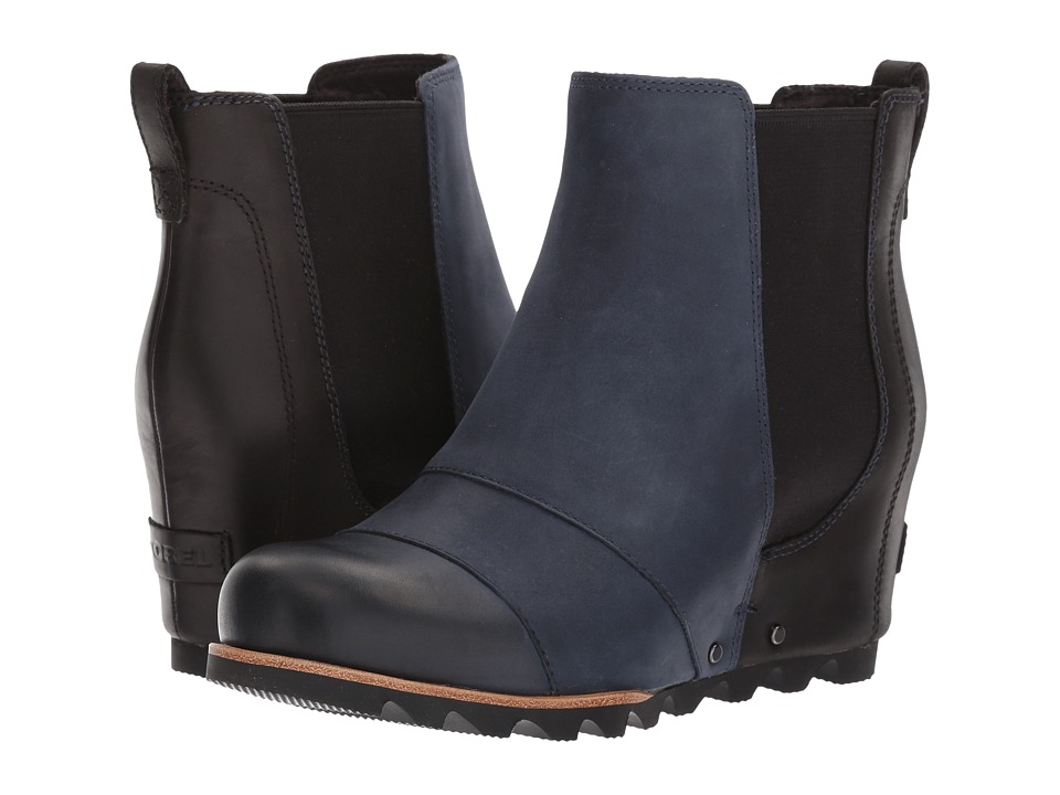 SOREL Lea Wedge (Collegiate Navy/Black) Women
