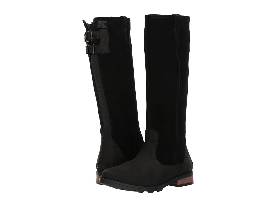 SOREL Emelie Tall (Black/Dark Fog) Women