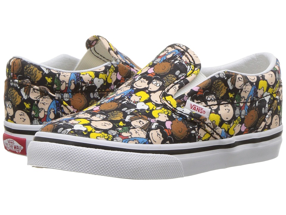 Vans Kids Classic Slip-On x Peanuts (Infant/Toddler) ((Peanuts) The Gang/Black) Kid