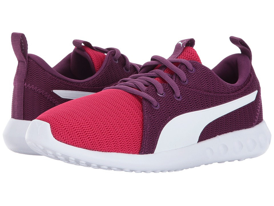 Puma Kids Carson 2 (Big Kid) (Love Potion/Puma White) Girls Shoes