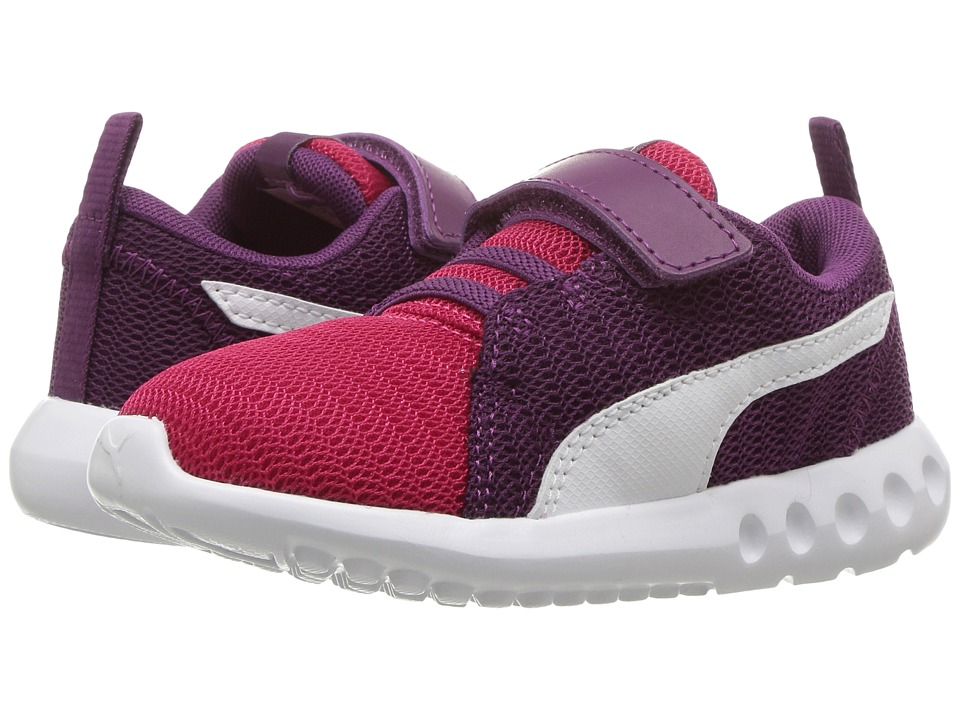 Puma Kids Carson 2 V (Toddler) (Love Potion/Puma White) Girls Shoes