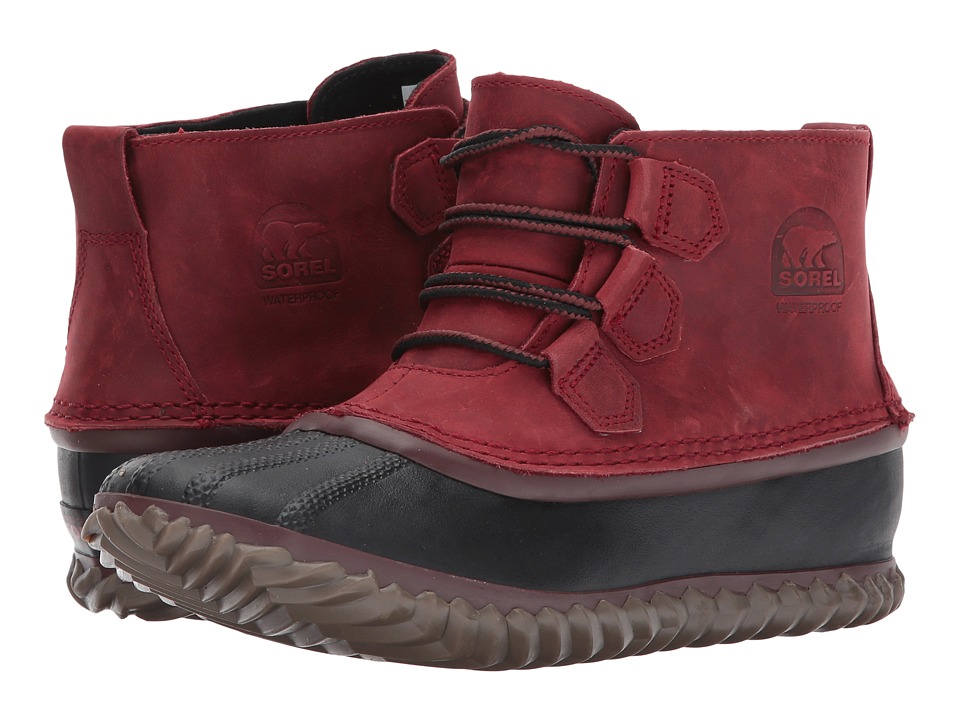 SOREL Out N About Leather (Red Element) Women