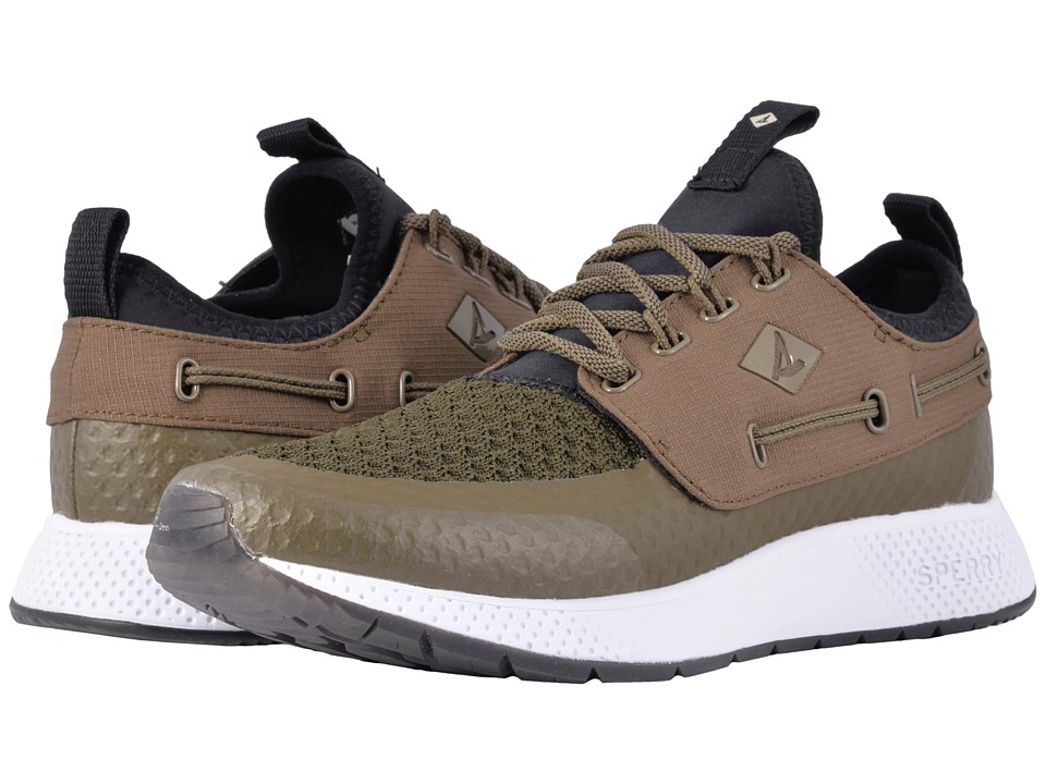 Sperry 7 Seas Carbon (Olive) Women