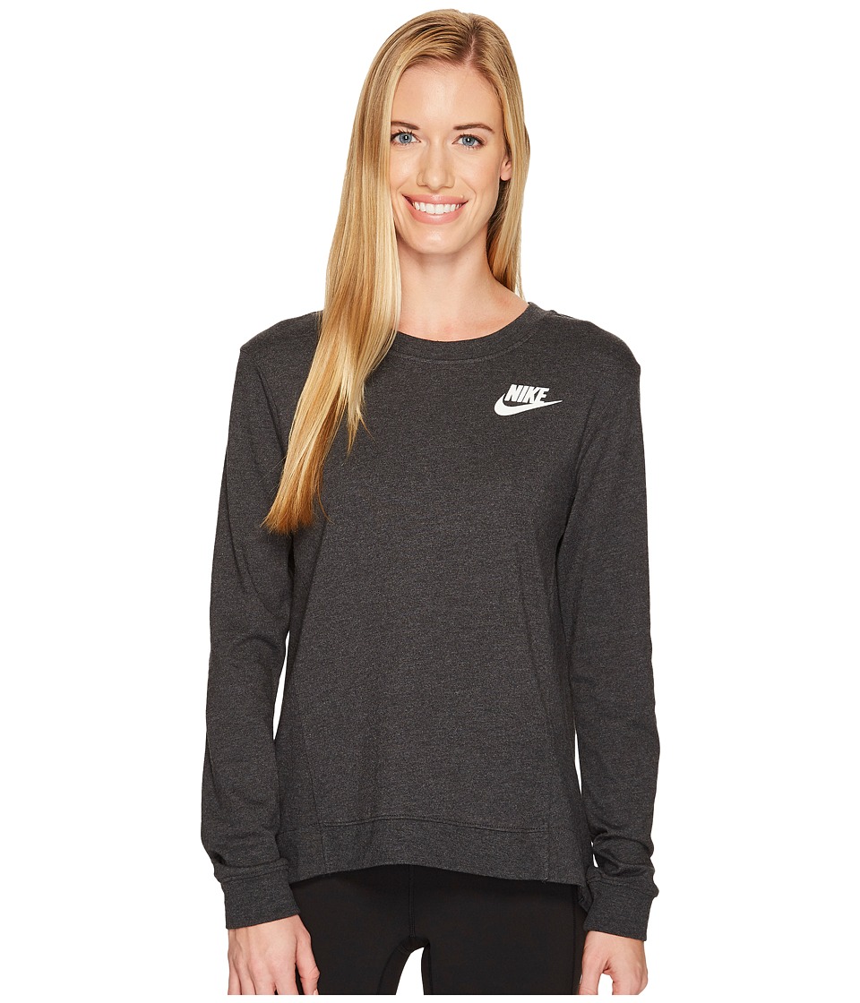 Nike Sportswear Gym Classic Crew (Black Heather/Sail) Women
