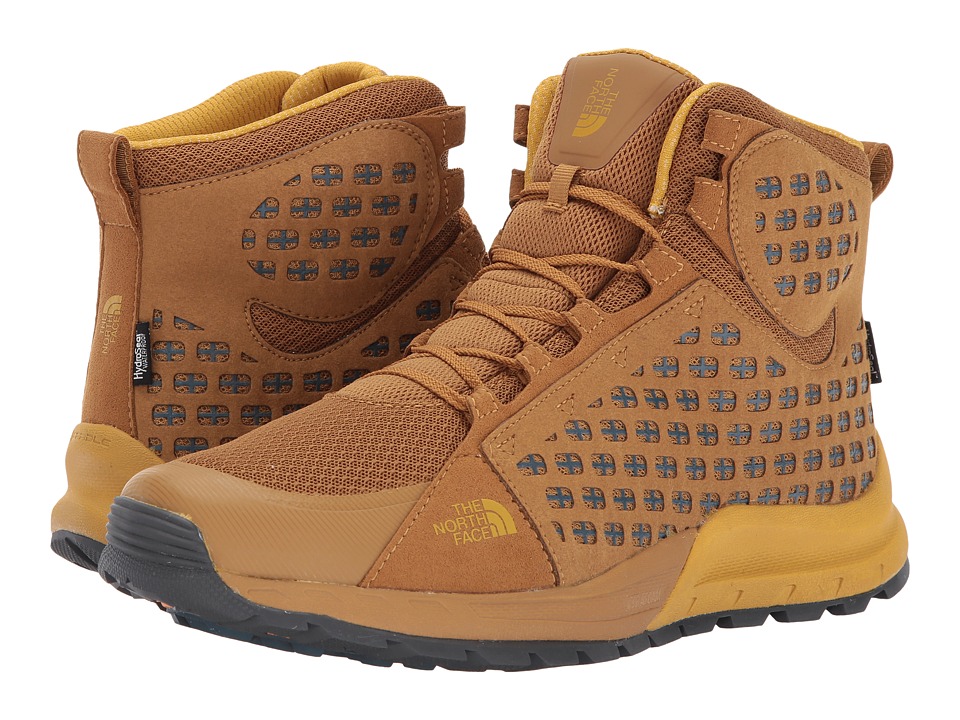 The North Face Mountain Sneaker Mid WP (Golden Brown/Arrowwood Yellow) Men