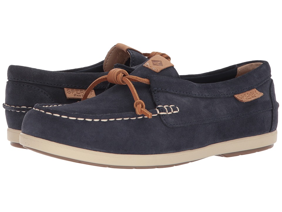Sperry Coil Kitt (Navy Suede) Women