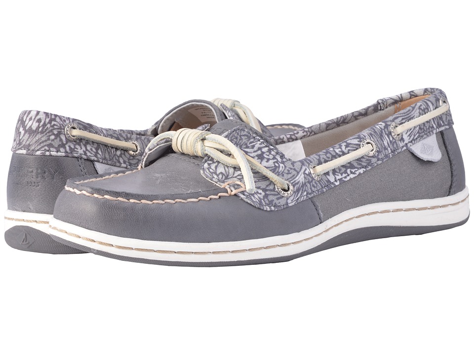 gray women's sperrys