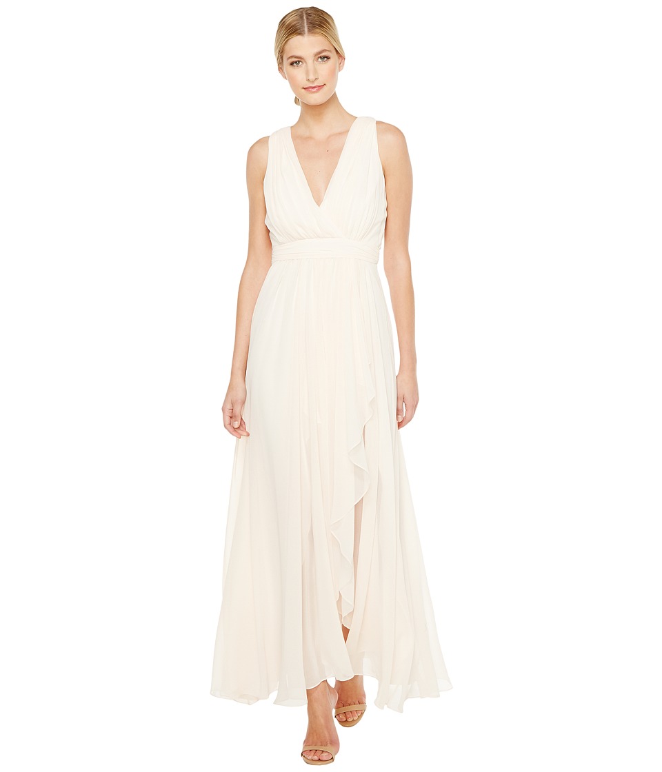 badgley mischka blush gown