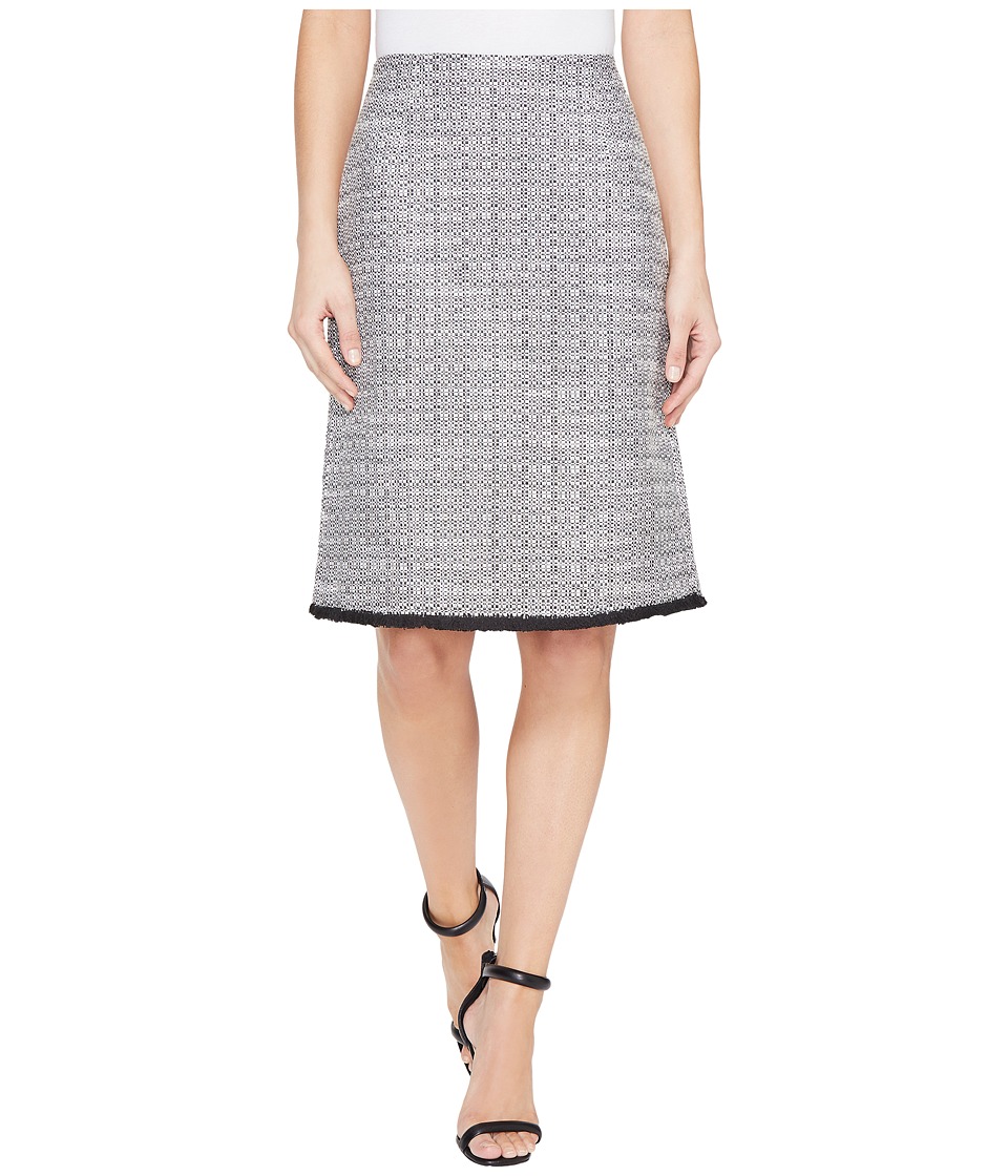 Ellen Tracy A-Line Skirt (Black Combo) Women