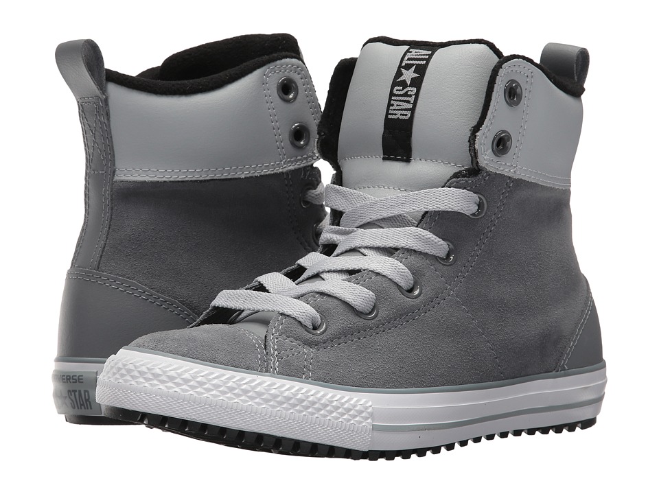 Converse Kids Chuck Taylor All Star Asphalt Boot Hi (Little Kid/Big Kid) (Cool Grey/Wolf/Grey/Black) Boy