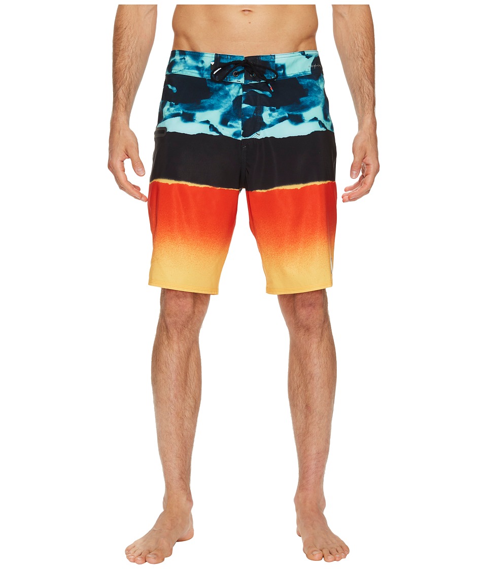 Quiksilver Blocked Resin Camo 20 Boardshort (Moroccan Blue) Men