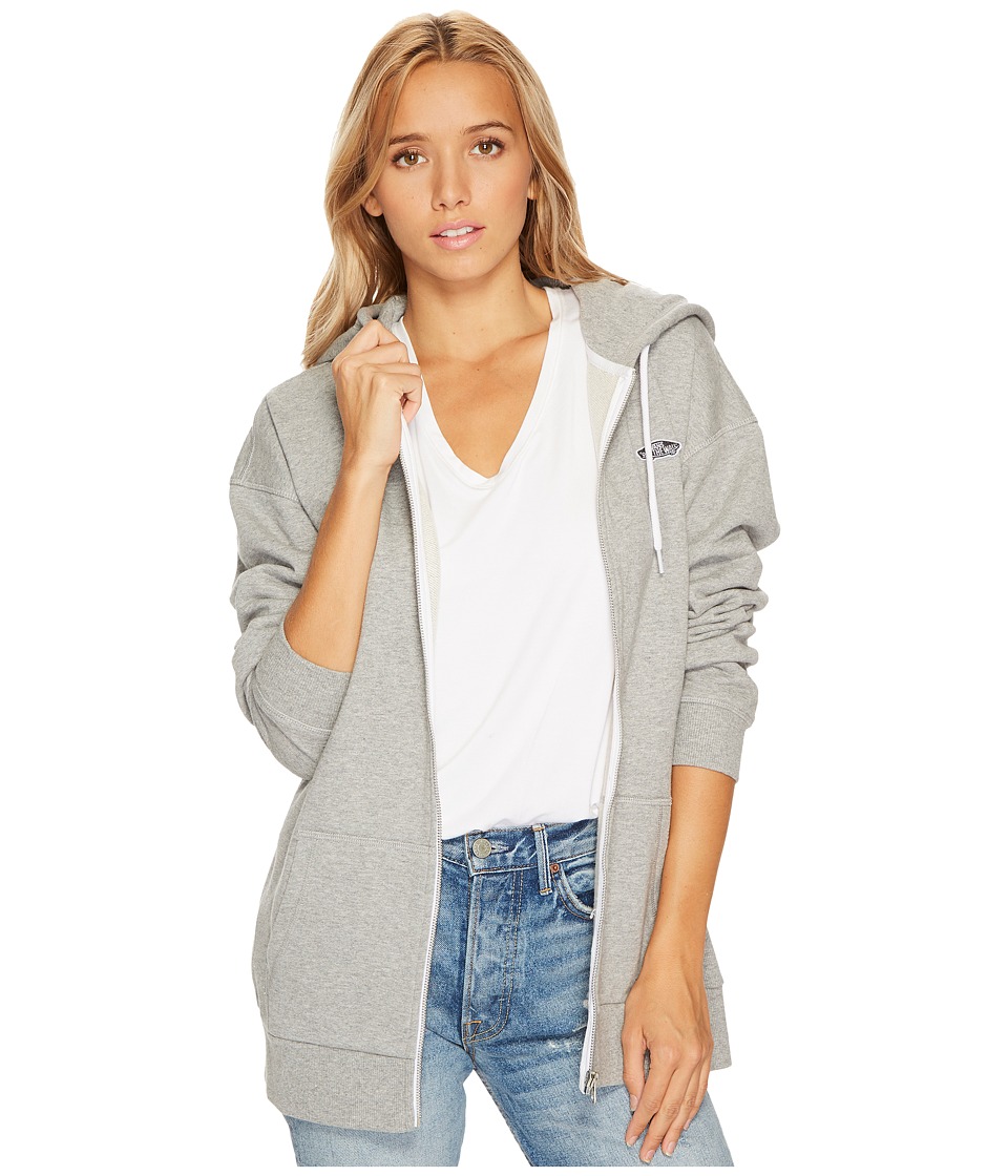 Vans Intercept Zip Hoodie (Cement Heather) Women
