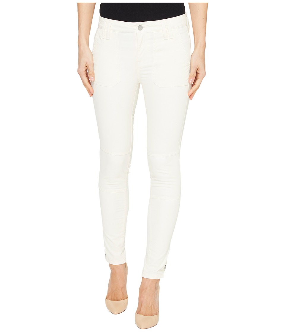 Calvin Klein Jeans Garment Dyed Cargo Ankle Skinny Pants (Eggnog) Women