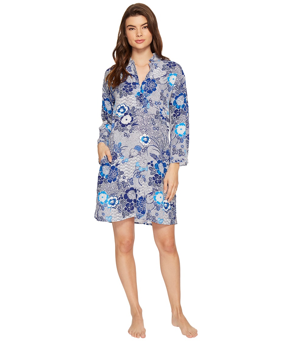 N by Natori - Mandarin Sleepshirt (Navy/Blue) Women