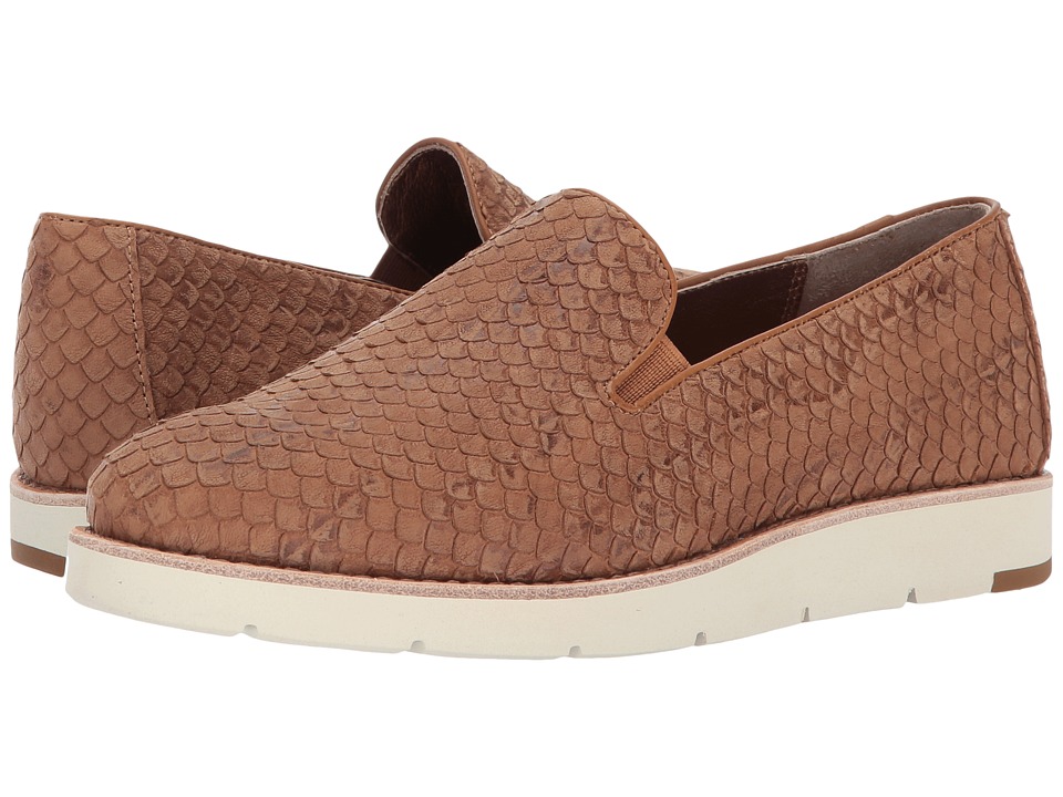 Johnston & Murphy Paulette (Saddle Tan Snake Print Leather) Women