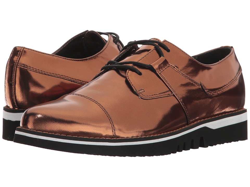 Johnston & Murphy Becca (Bronze Mirrored Leather) Women