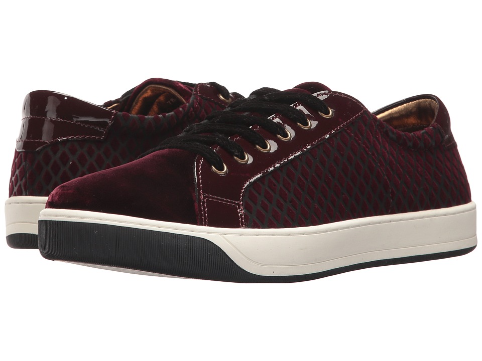 Johnston & Murphy Emerson (Bordeaux Leather/Velvet Combination) Women