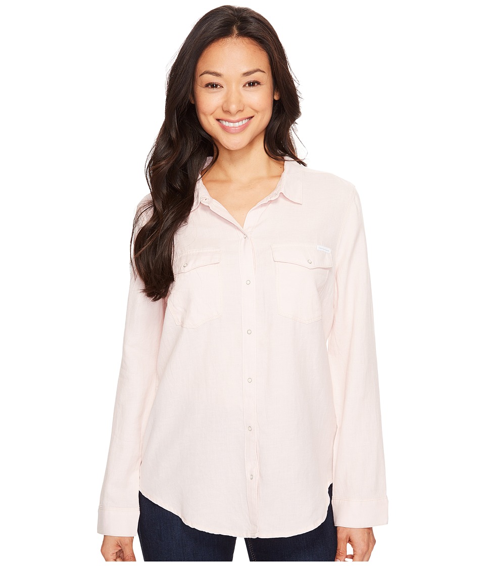 Calvin Klein Jeans Basic Denim Shirt (Muted Rose) Women