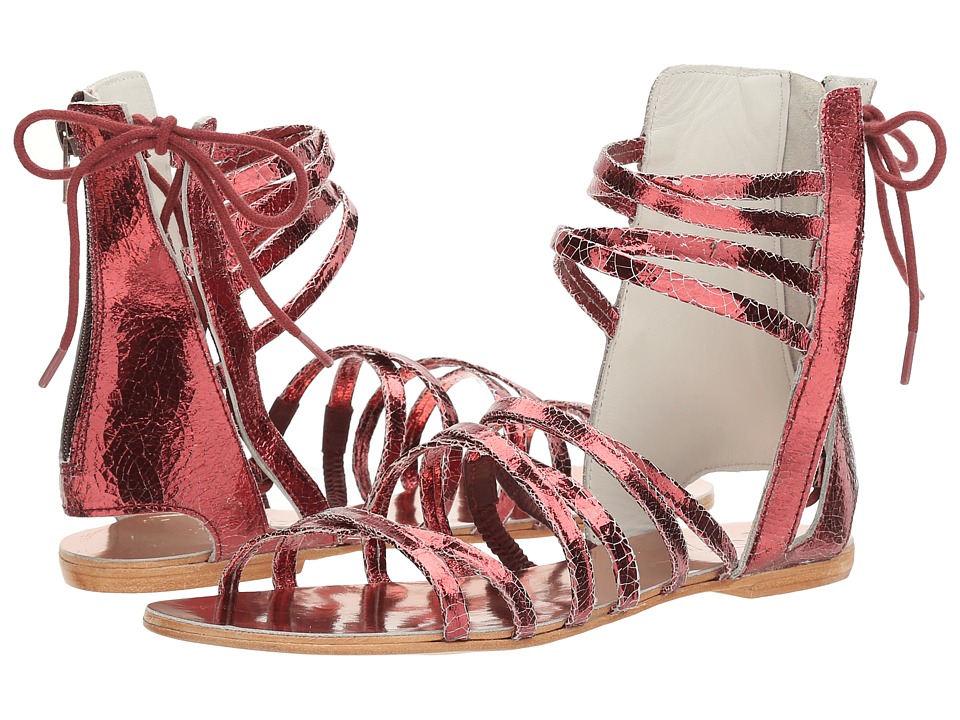 Free People Juliette Wrap Sandal (Red) Women