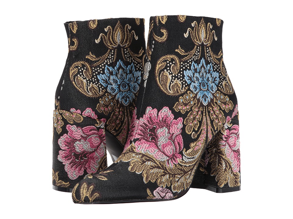 Shellys London Emmy Bootie (Black Floral) Women