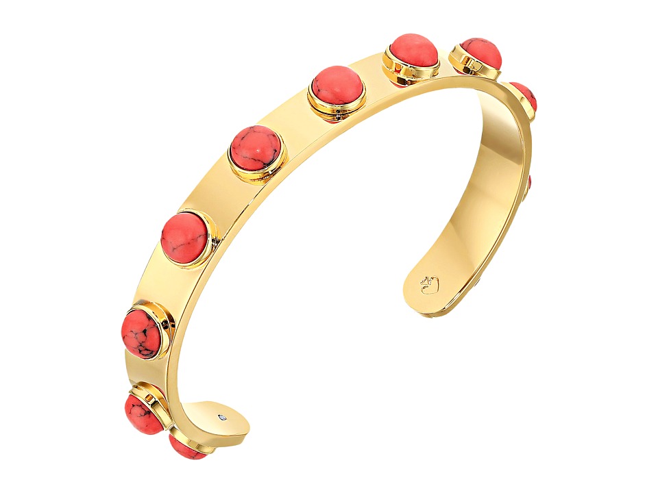 Kate Spade New York - Tag Along Cuff Bracelet (Red) Bracelet