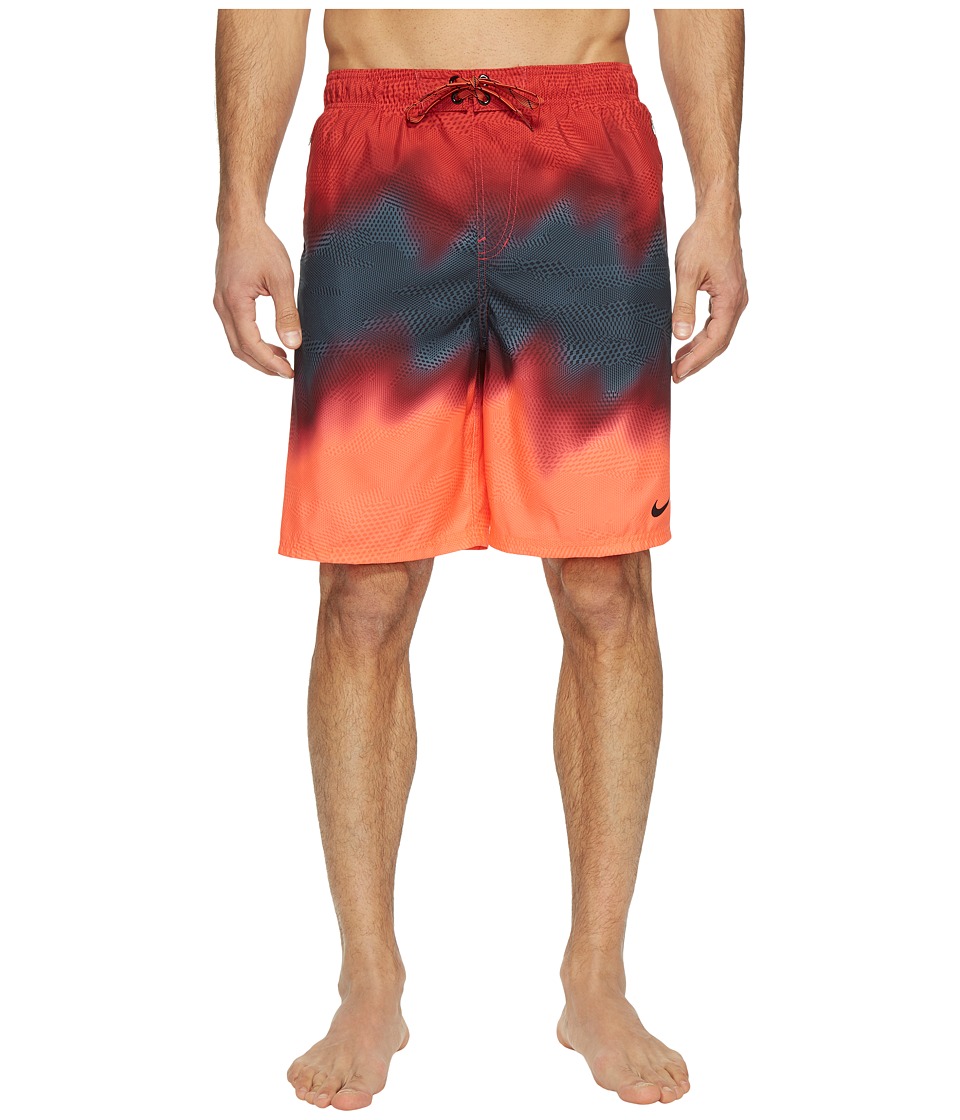 Nike Liquid Haze 9 Volley Shorts (Gym Red) Men