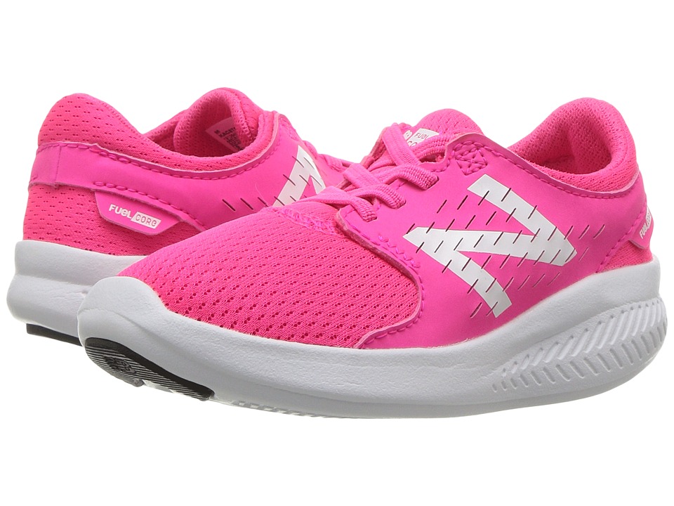 New Balance Kids FuelCore Coast v3 (Infant/Toddler) (Pink/White) Girls Shoes