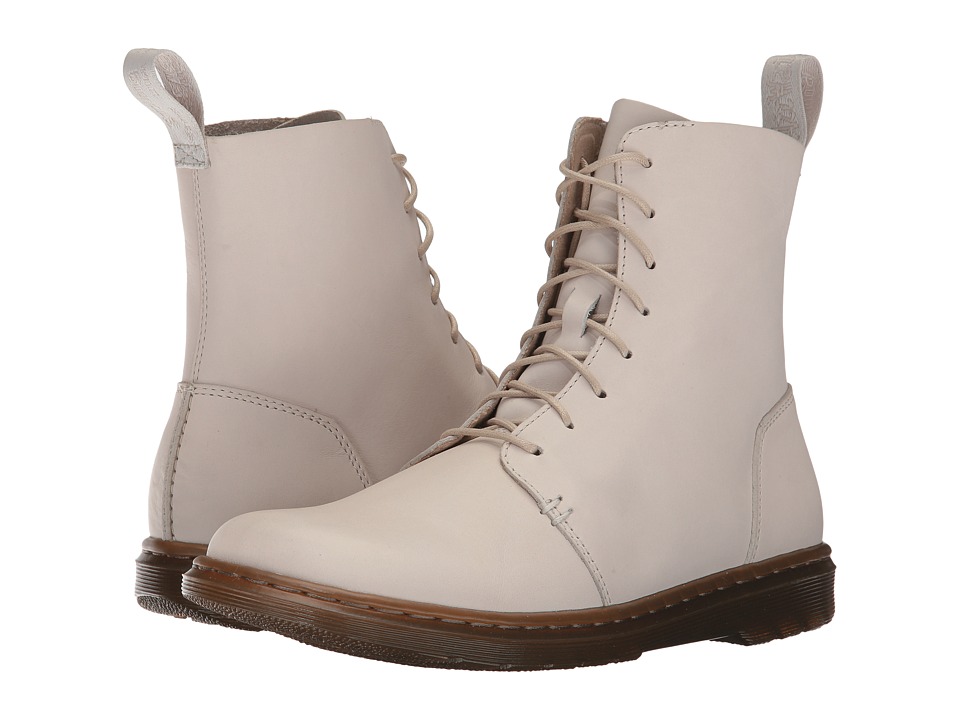 Dr. Martens Danica 8-Eye Boot (Bone Temperley) Women