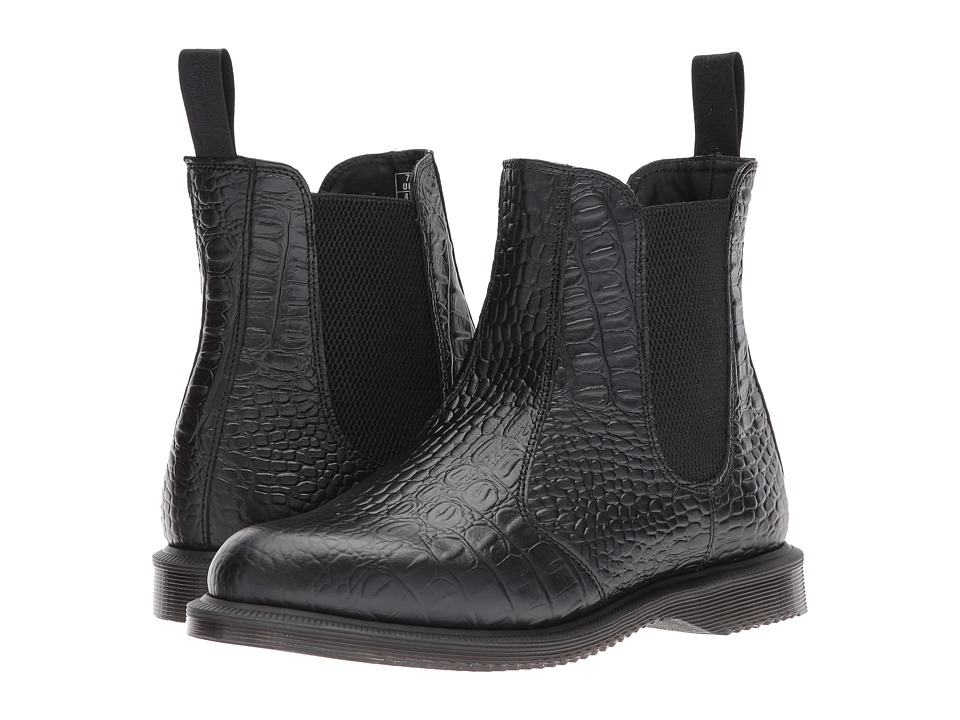 Dr. Martens Flora Chelsea Boot (Black/New Vibrance Croco) Women