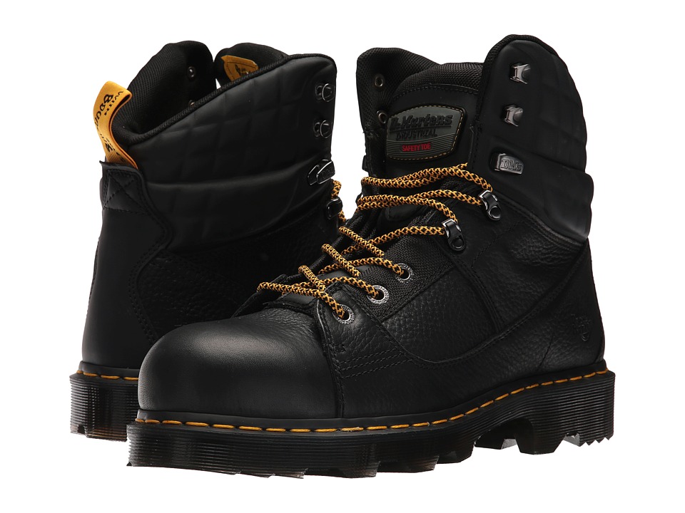 Dr. Martens Camber Alloy Toe (Black Industrial Bear/Black Soft Rubbery) Boots