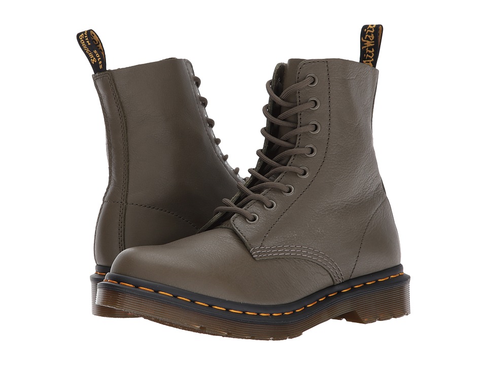 Dr. Martens Pascal 8-Eye Boot (Khaki Virginia) Women