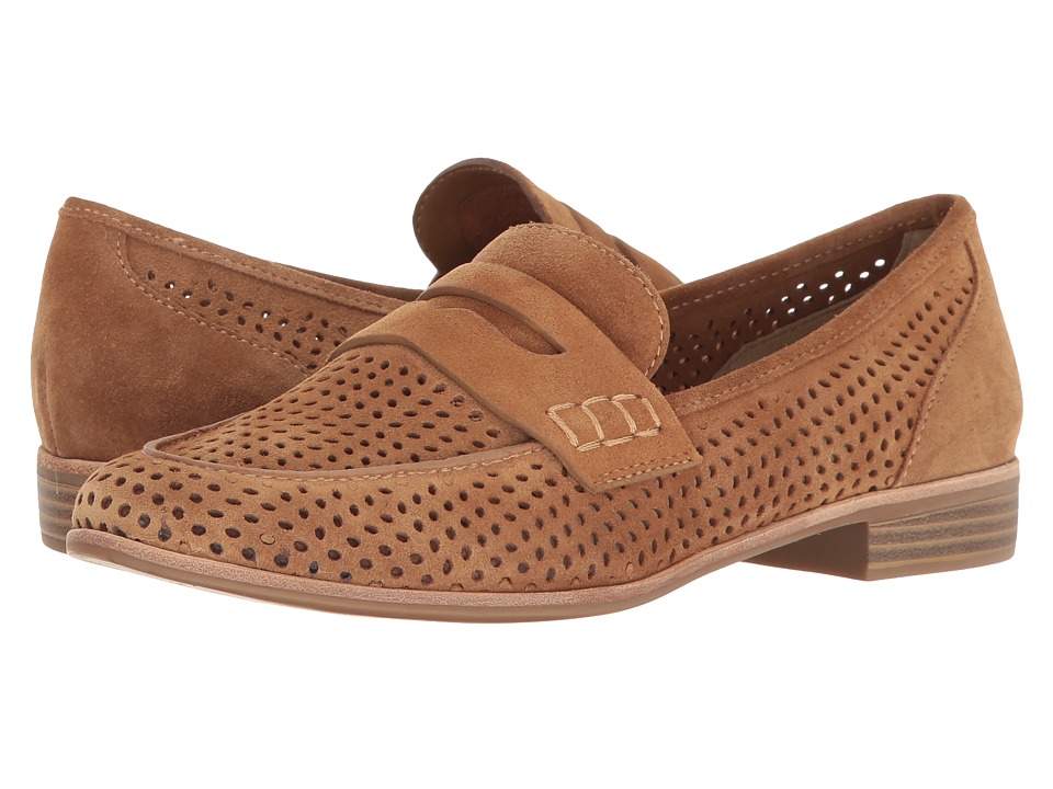 G.H. Bass & Co. Ellie (Camel Suede-Perf) Women