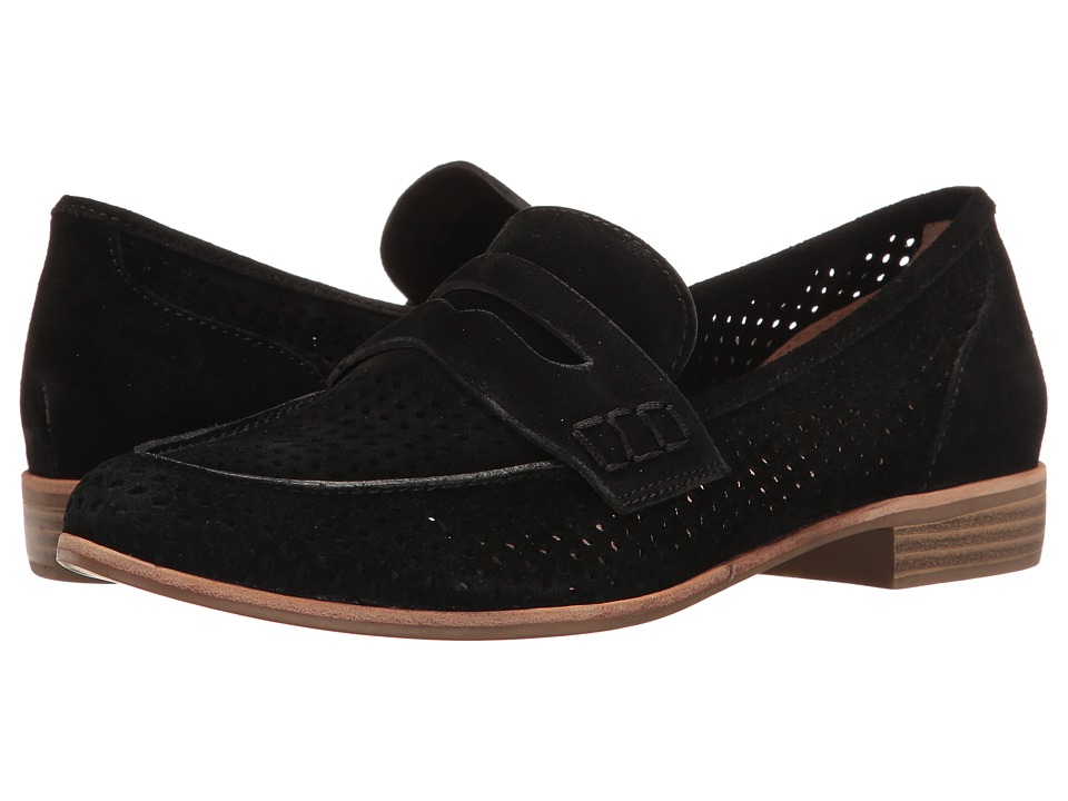 G.H. Bass & Co. Ellie (Black Suede-Perf) Women