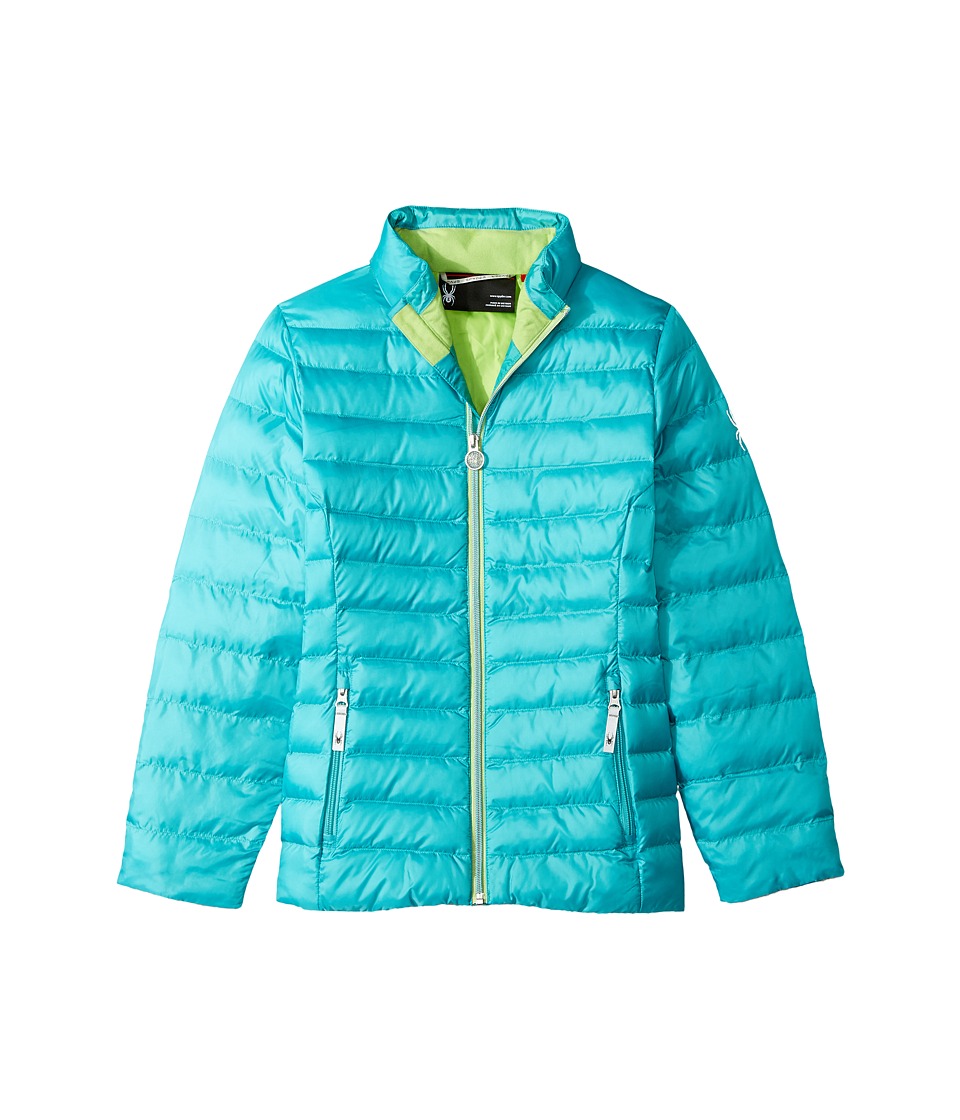 Spyder Kids Timeless Down Jacket (Big Kids) (Baltic) Girl