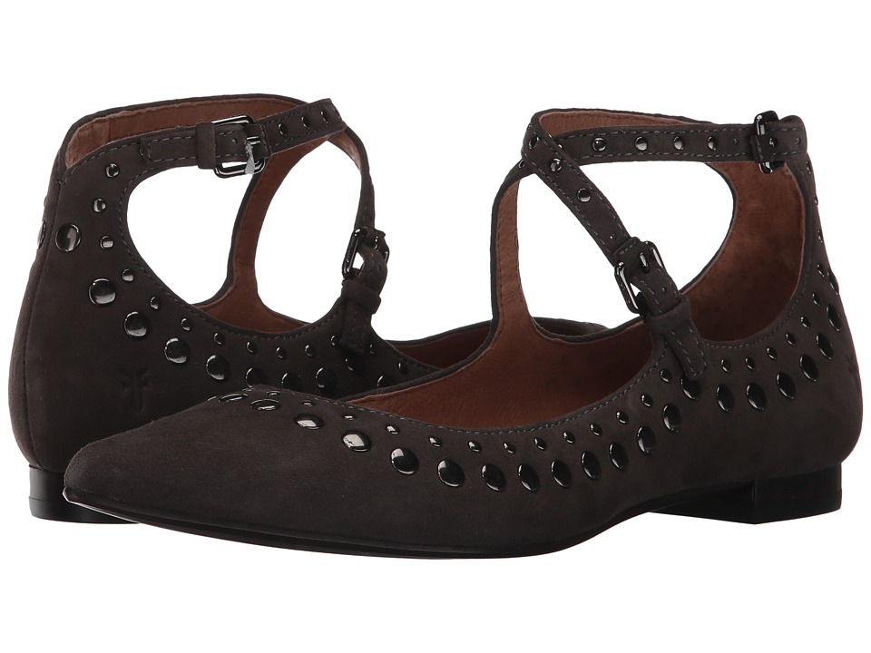 Frye Sienna Stud Crisscross (Smoke Suede) Women