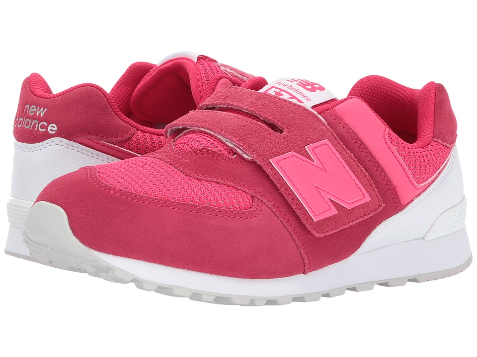 New Balance Kids 574 Breathe HL (Little Kid/Big Kid) (Pink/White) Girls Shoes