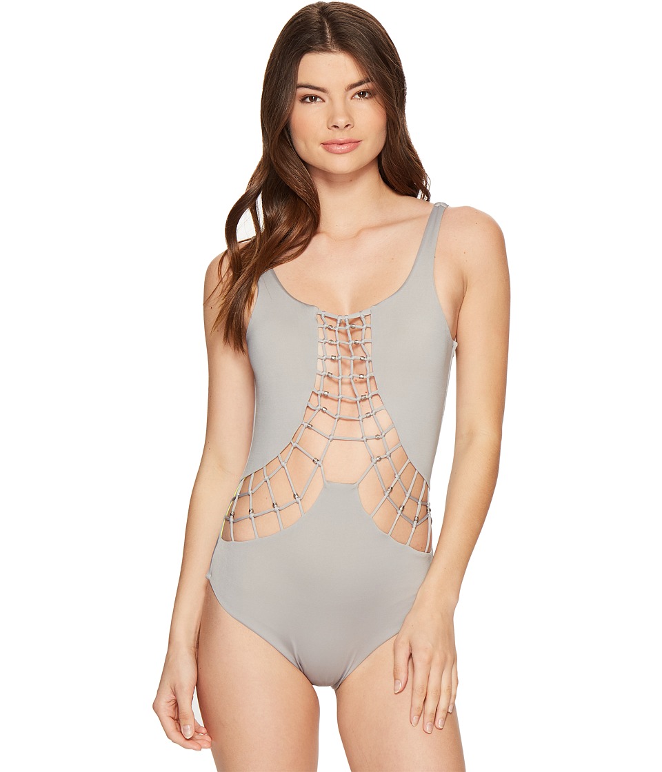 Dolce Vita Solids One-Piece with CF Macrame (Cement) Women