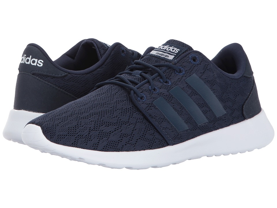 Adidas Cloudfoam Race Shoes Navy White Adidas Cloudfoam Race Shoes Navy White