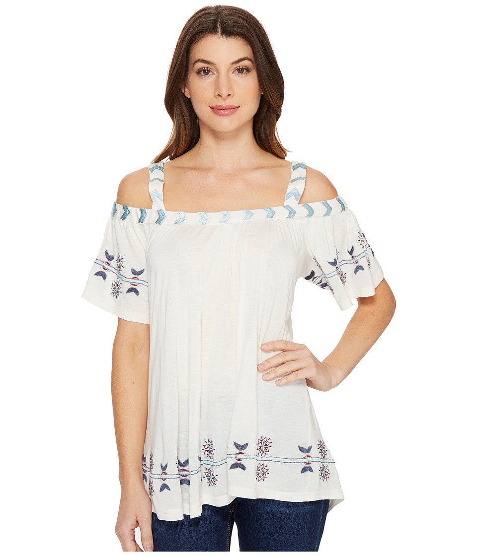 Scully Gail Embroidered Tunic (Ivory) Women