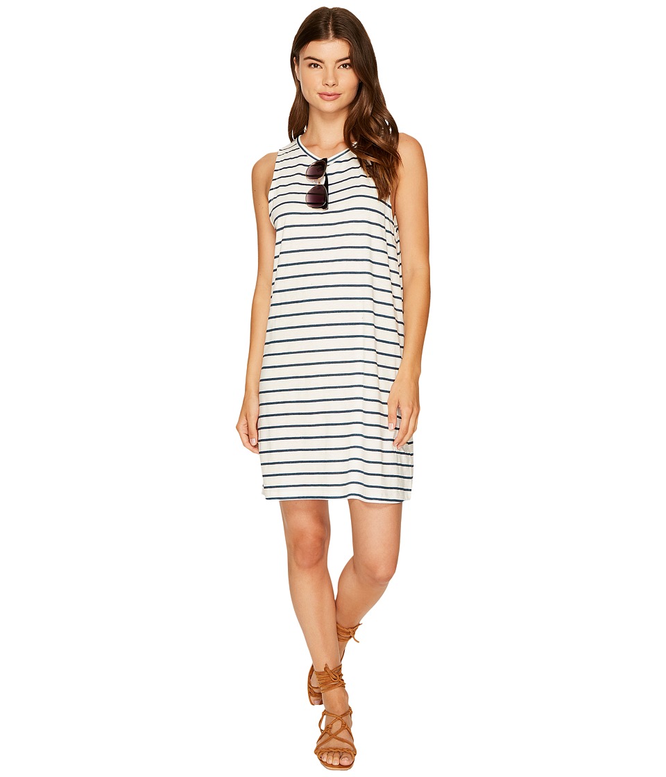 Roxy - Just Simple Stripe Tank Dress (Marshmallow Lexi Stripe) Women
