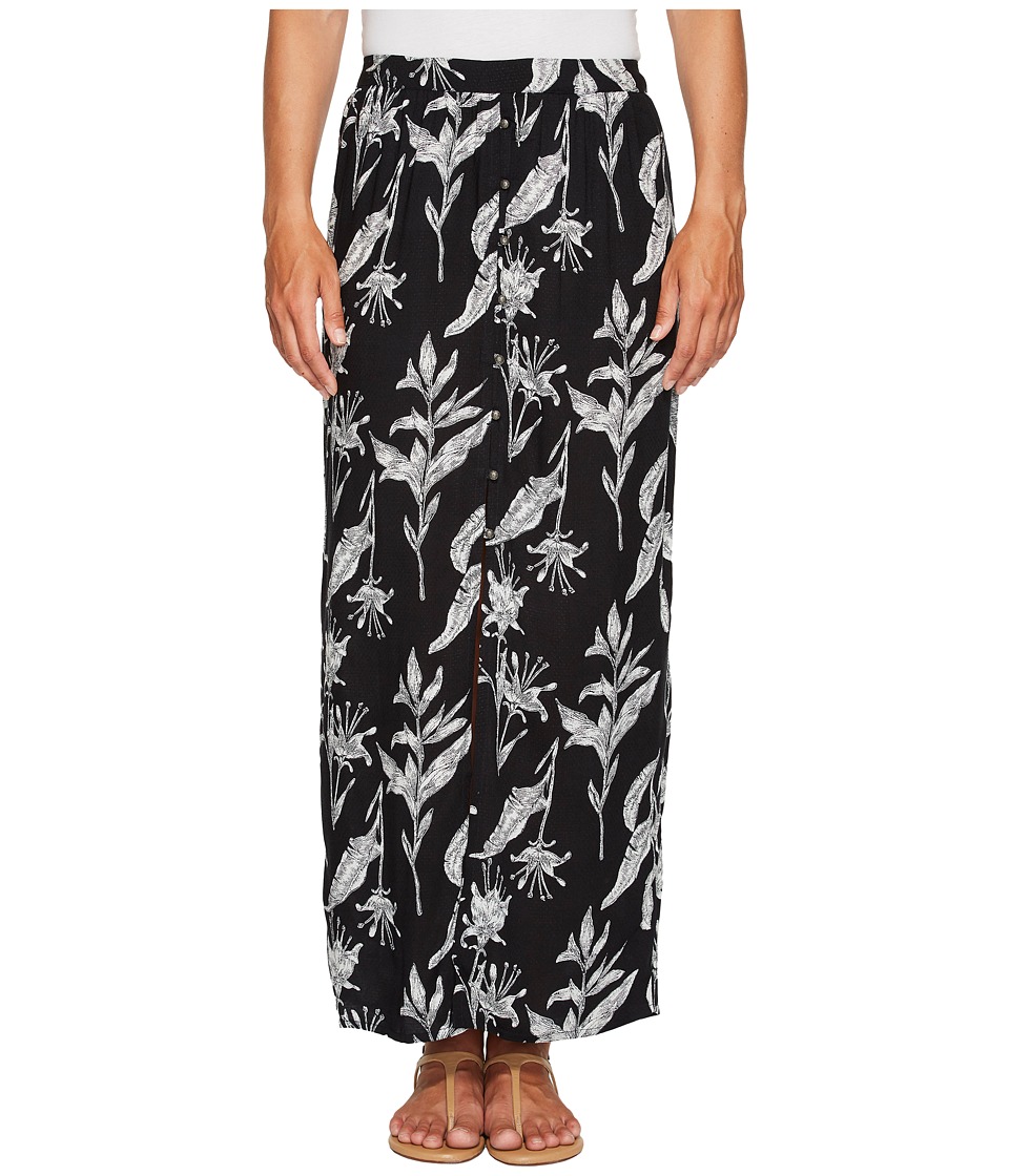 Roxy - Speed of Sound Maxi Skirt (Anthracite Love Letter) Women